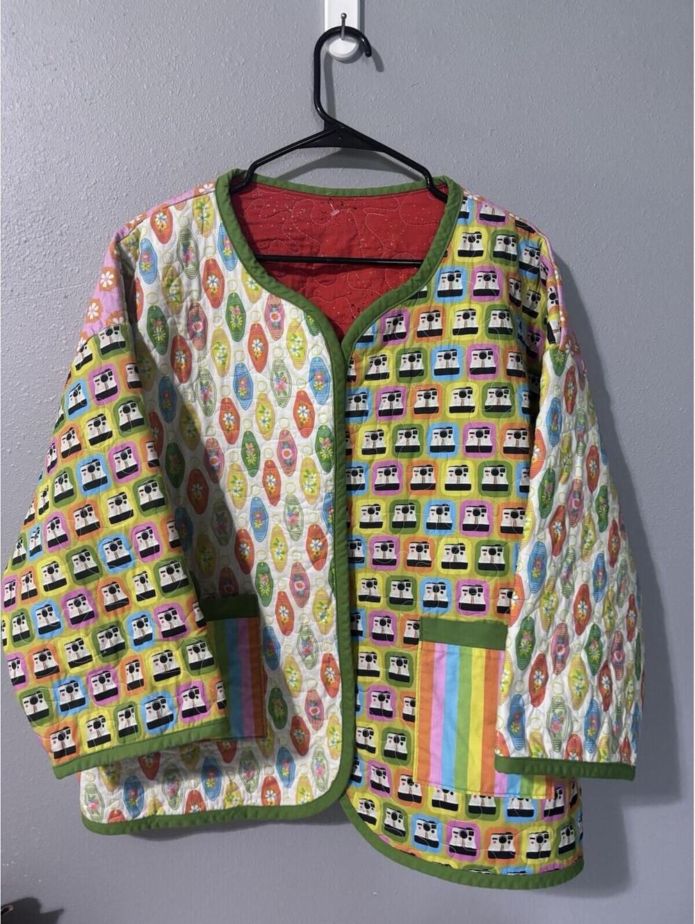 Handmade Quilted Cardigan Photography Photographer  M L